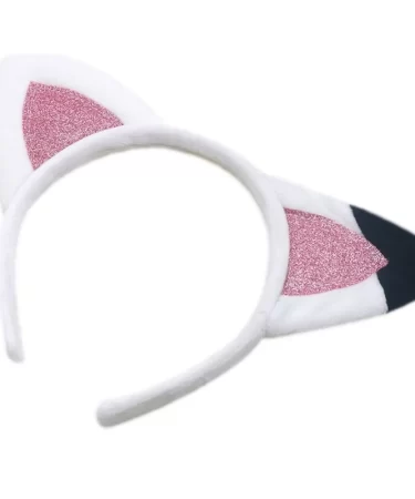 Furry Kitten Headband Animal Plush Ears Cartoon Hairband for Makeup Washing Face Costume Hair Accessories
